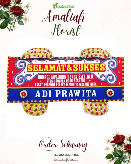 Papan Bunga Ucapan Selamat Cipelang